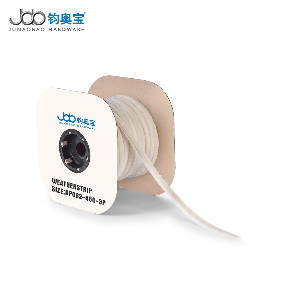 Beige Dustproof Windproof Sealing Brush Strip for Wardrobe Cabinet Door