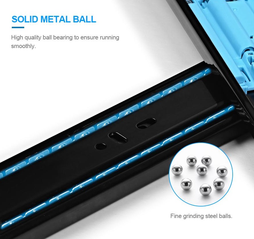 soft close push open drawer slides